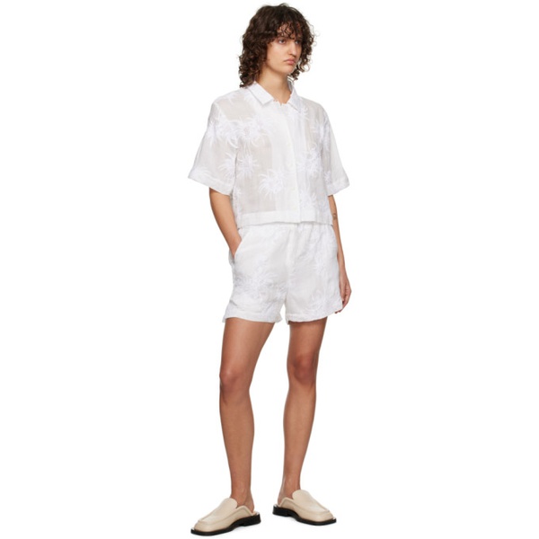 레그앤본 래그 앤 본 Rag & bone White Emma Shorts 231055F088008