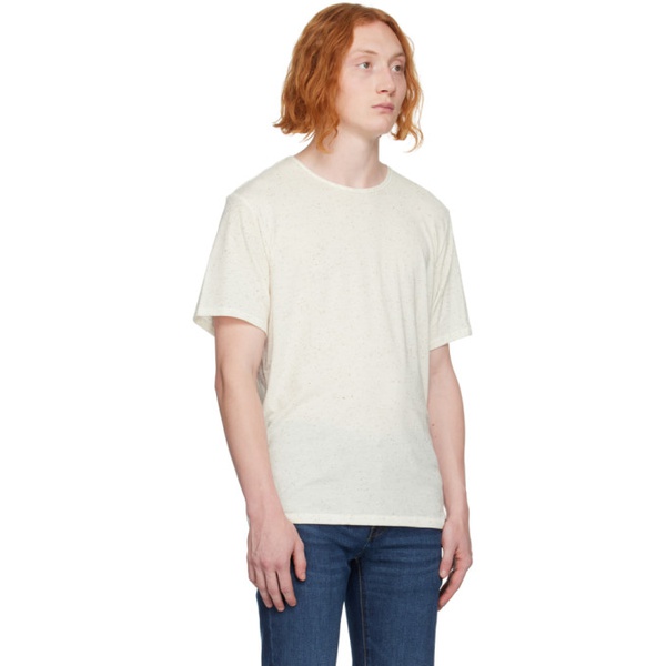 레그앤본 래그 앤 본 Rag & bone 오프화이트 Off-White Speckle T-Shirt 231055M213003
