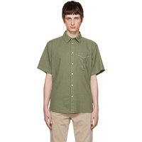 래그 앤 본 Rag & bone Green Arrow Shirt 232055M192009