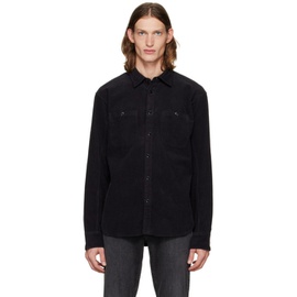 래그 앤 본 Rag & bone Black Gus Shirt 222055M192048