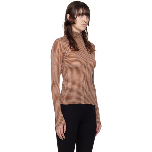 레그앤본 래그 앤 본 Rag & bone Brown Shaw Turtleneck 222055F110032