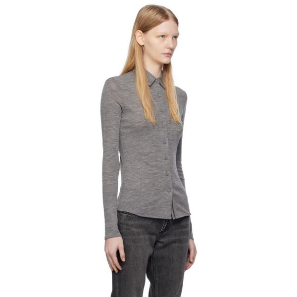 레그앤본 래그 앤 본 Rag & bone Gray Harlow Shirt 232055F109003