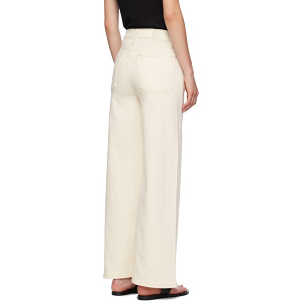 레그앤본 래그 앤 본 Rag & bone 오프화이트 Off-White Sofie Ankle Wide-Leg Jeans 242055F069034