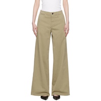 래그 앤 본 Rag & bone Khaki Sofie Trousers 242055F087026