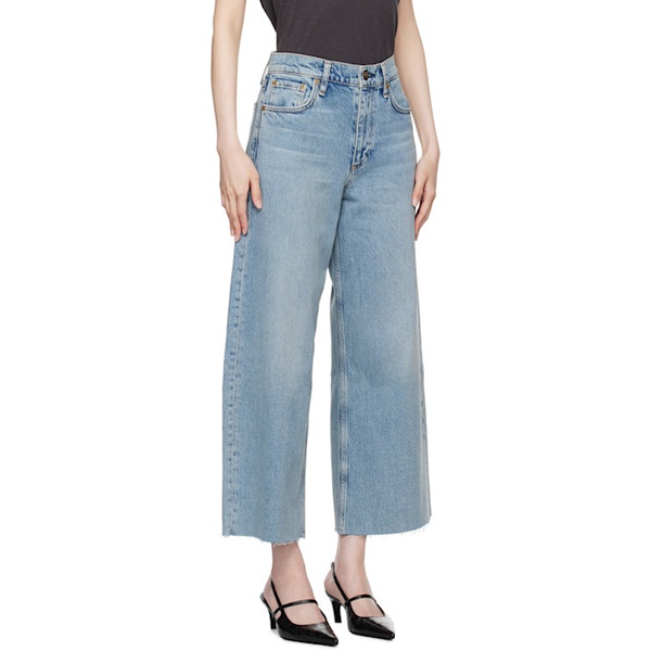 레그앤본 래그 앤 본 Rag & bone Blue Andi Ankle Wide-Leg Jeans 242055F069041