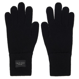 래그 앤 본 Rag & bone Black Addison Tech Gloves 242055F012001