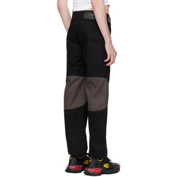  Raga Malak Black Velcro Trousers 241085M191039
