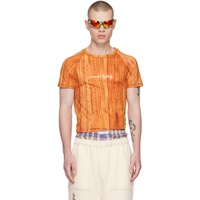 Raga Malak Orange Tread Lightly T-Shirt 231085M213092
