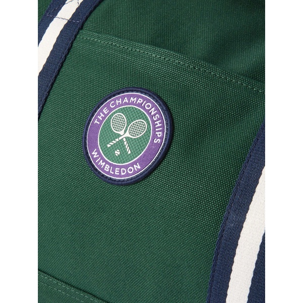 폴로랄프로렌 폴로 랄프 로렌 POLO RALPH LAUREN + Wimbledon Leather-Trimmed Logo-Detailed Canvas Duffle Bag 1647597335961035