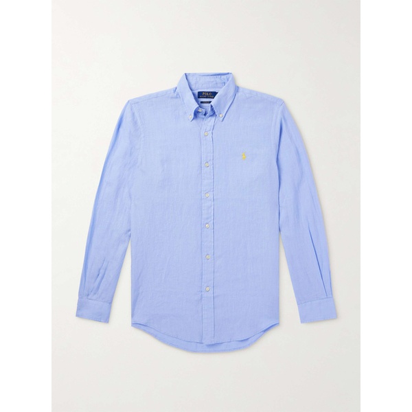 폴로랄프로렌 폴로 랄프 로렌 POLO RALPH LAUREN Button-Down Collar Logo-Embroidered Linen Shirt 1647597328478315
