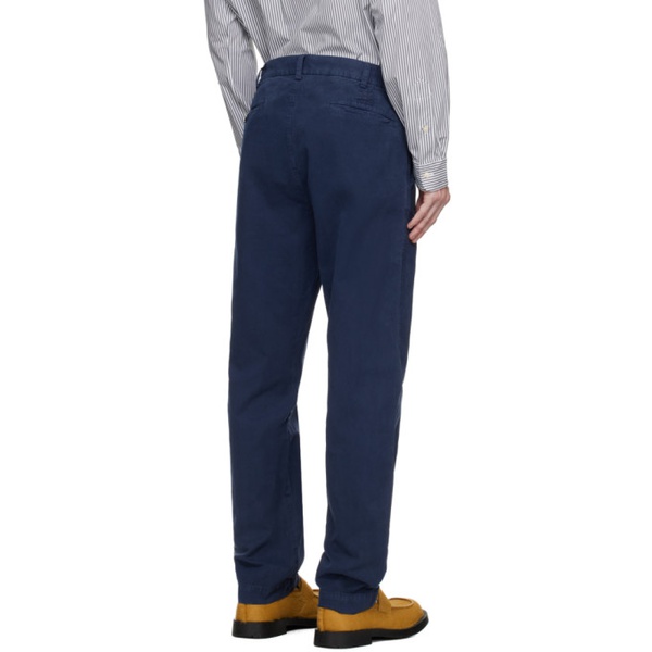 폴로랄프로렌 폴로 랄프 로렌 Polo Ralph Lauren Navy Straight Fit Trousers 232213M191002
