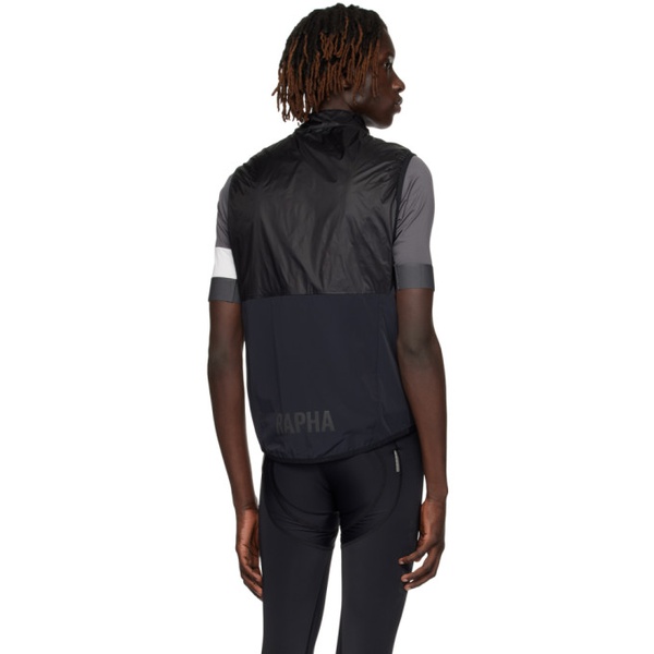  Rapha Black Paneled Vest 232820M185000