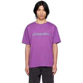라스벳 Rassvet Purple Printed T-Shirt 231361M213001