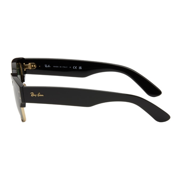 레이밴 Ray-Ban Black & Gold Mega Clubmaster Sunglasses 241718M134031