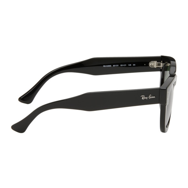  레이밴 Ray-Ban Black Mega Hawkeye Sunglasses 241718F005017