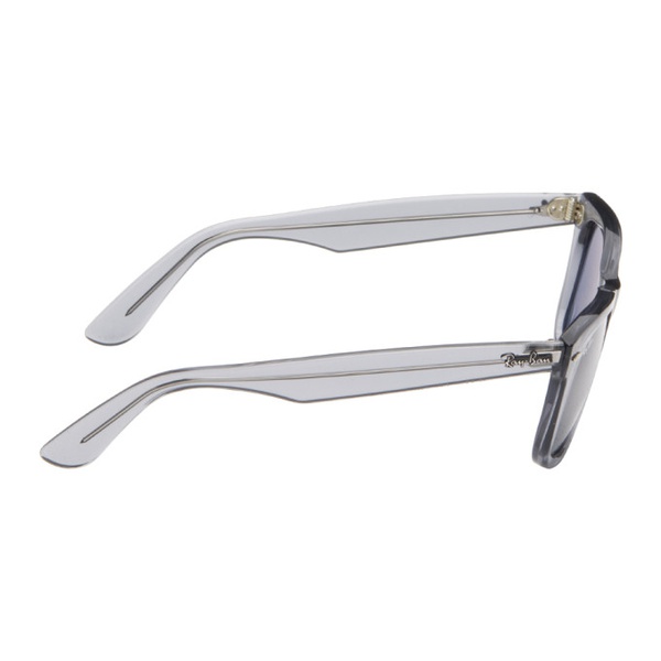  레이밴 Ray-Ban Gray New Wayfarer Classic Sunglasses 242718M134028