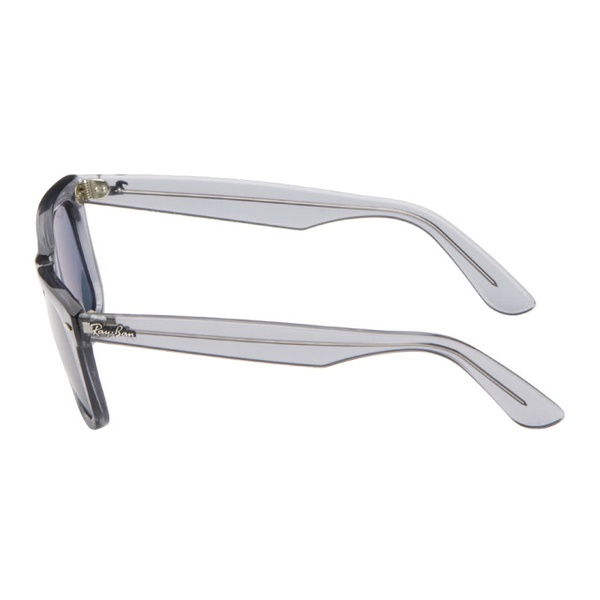  레이밴 Ray-Ban Gray New Wayfarer Classic Sunglasses 242718M134028