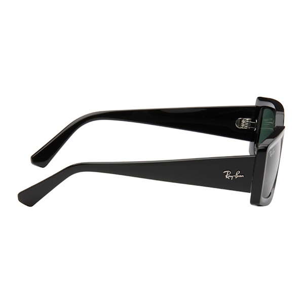  레이밴 Ray-Ban Black Kiliane Bio-Based Sunglasses 242718F005004