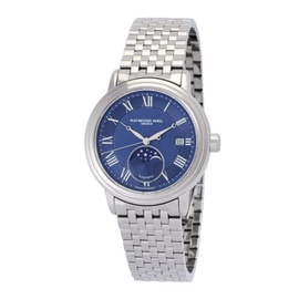 Raymond Weil MEN'S Maestro Stainless Steel Blue Dial Watch 2879-ST-00508