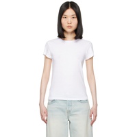 리던 Re/Done White Hanes 에디트 Edition 1960s Slim T-Shirt 242800F110003