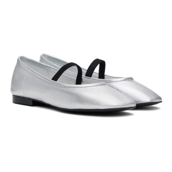  렉토 Recto Silver Katharina Ballerina Flats 241775F118001