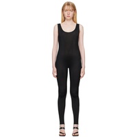 렉토 Recto Black Stirrup Bodysuit 241775F070001