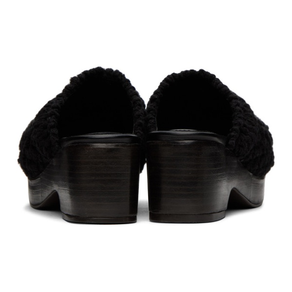  렉토 Recto Black Bohemian Clogs 231775F121001