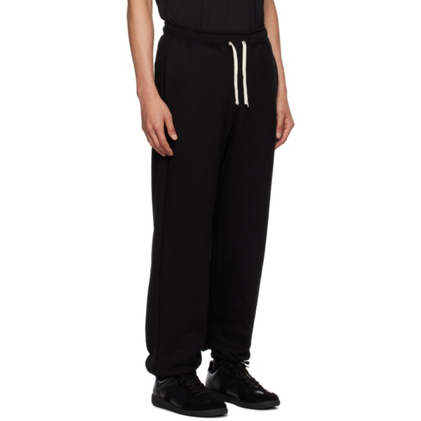  렉토 Recto Black Embroidered Sweatpants 232775M190001