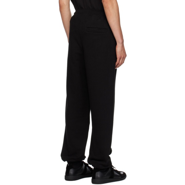  렉토 Recto Black Embroidered Sweatpants 232775M190001