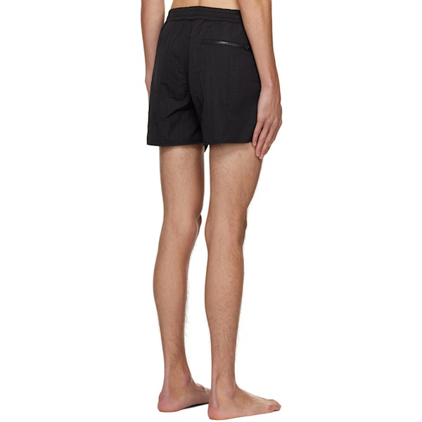  렉토 Recto SSENSE Exclusive Black Swim Shorts 231775M208003