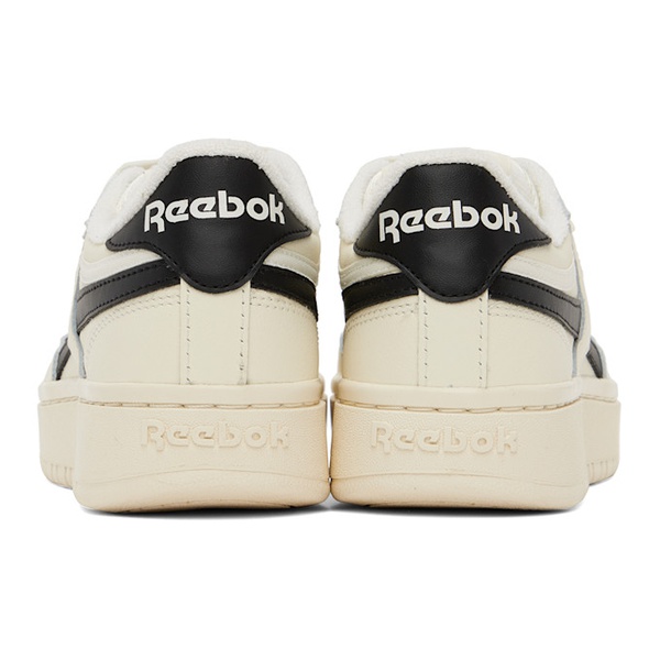  리복 클래식 Reebok Classics White & Black Club C Double Sneakers 232749F128027