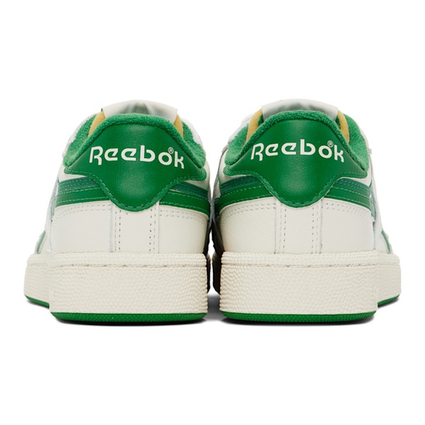  리복 클래식 Reebok Classics 오프화이트 Off-White & Green Club C Revenge Vintage Sneakers 242749M237039