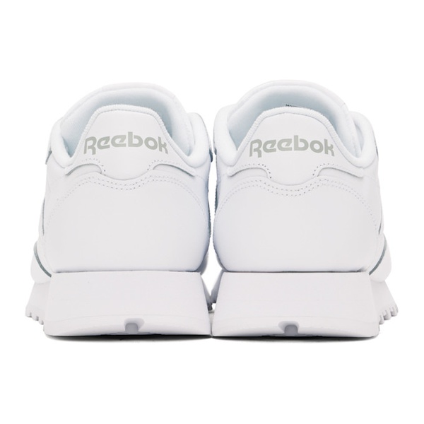  리복 클래식 Reebok Classics White Classic Leather Sneakers 242749M237021