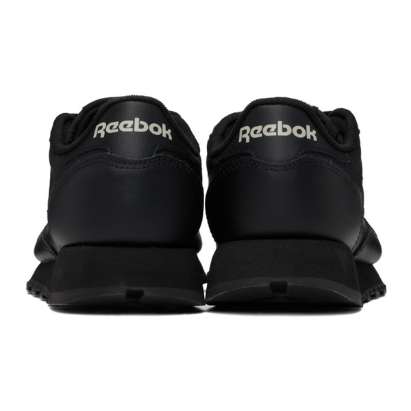  리복 클래식 Reebok Classics Black Classic Leather Sneakers 242749M237020