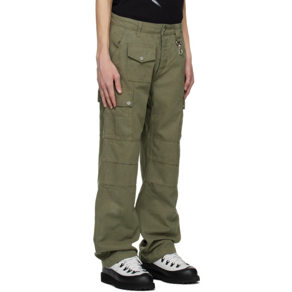  리즈 쿠퍼 Reese Cooper Green Garment-Dyed Cargo Pants 232115M188007