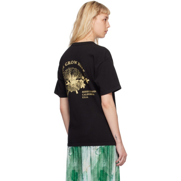  리즈 쿠퍼 Reese Cooper Black Gardening T-Shirt 231115F110005