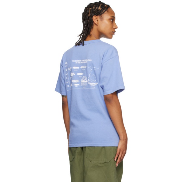  리즈 쿠퍼 Reese Cooper Blue Cloud T-Shirt 231115F110007