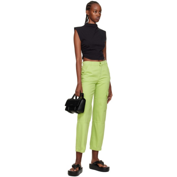  Reformation Green Bailey Trousers 222892F087004