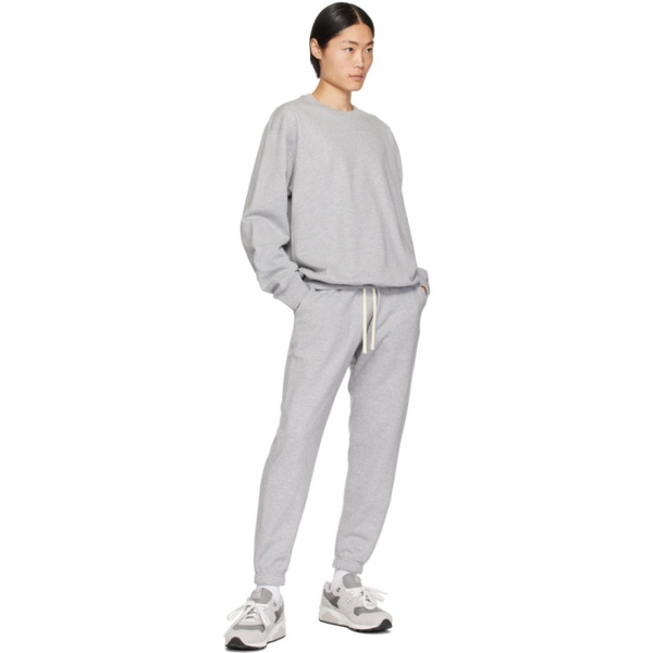  Reigning Champ Gray Midweight Sweatpants 241027M190003