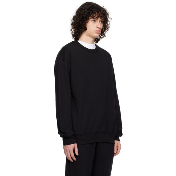  Reigning Champ Black Relaxed Sweatshirt 241027M204001