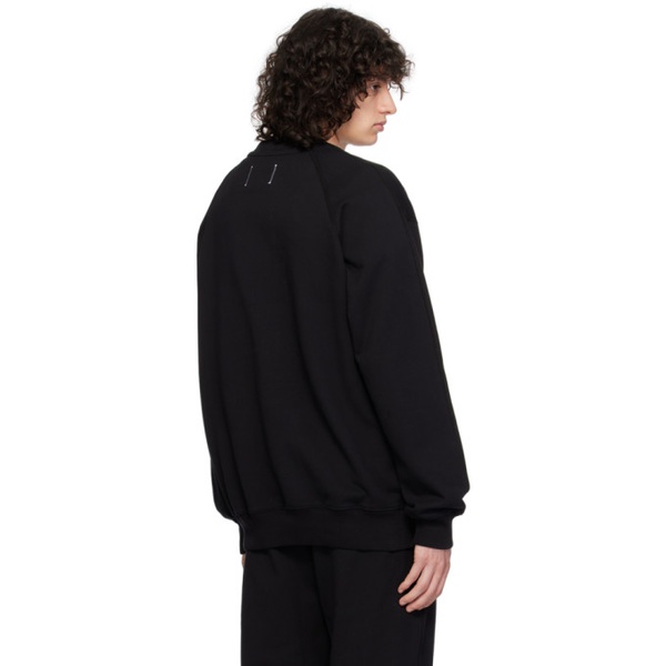  Reigning Champ Black Relaxed Sweatshirt 241027M204001