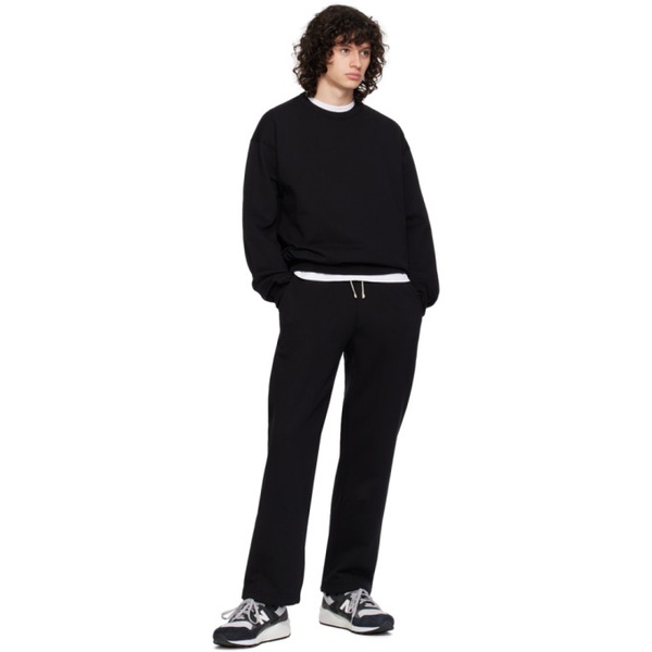  Reigning Champ Black Relaxed Sweatpants 241027M190006