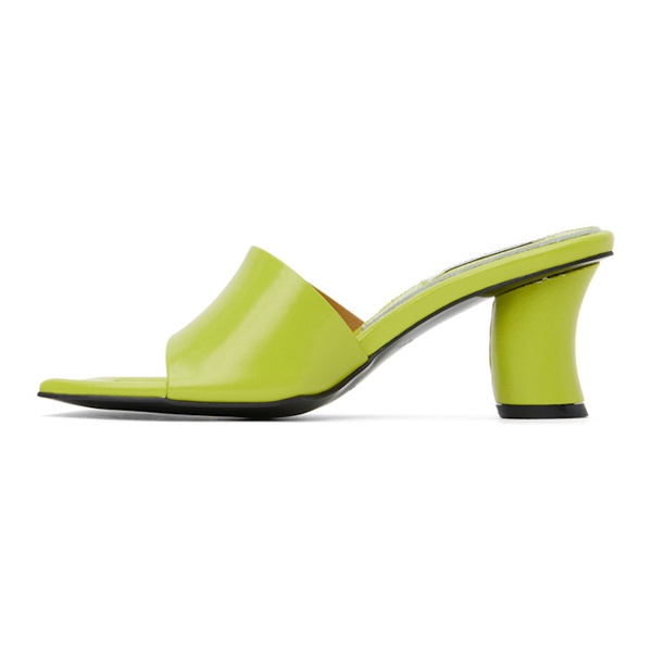  Reike Nen Green Curvy Heeled Sandals 231191F125001