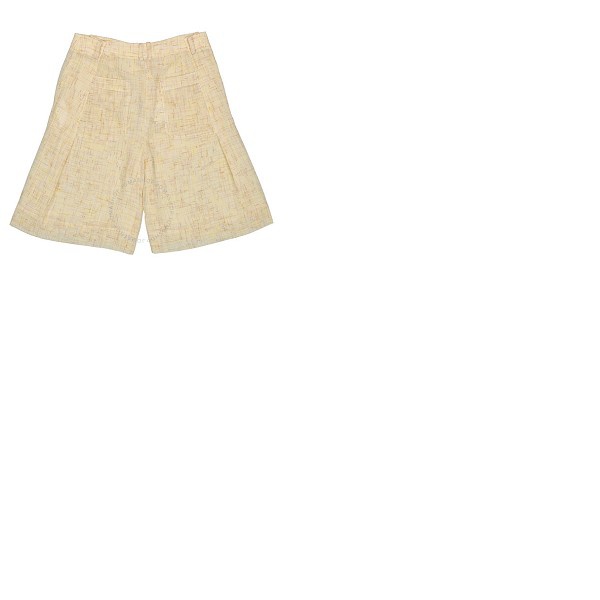  Rejina Pyo Ladies Beige Riley Tweed Shorts E149-BeigeYellow