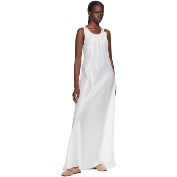  Renaissance Renaissance White Barb Maxi Dress 241639F055003