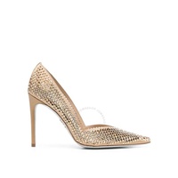 Rene Caovilla Ladies Gold Ginger Crystal Pumps C11615-105-C001V184