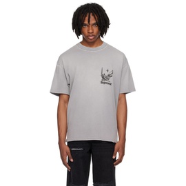 Represent Gray Spirits of Summer T-Shirt 241655M213009