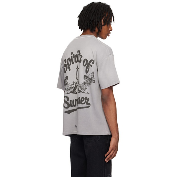  Represent Gray Spirits of Summer T-Shirt 241655M213009
