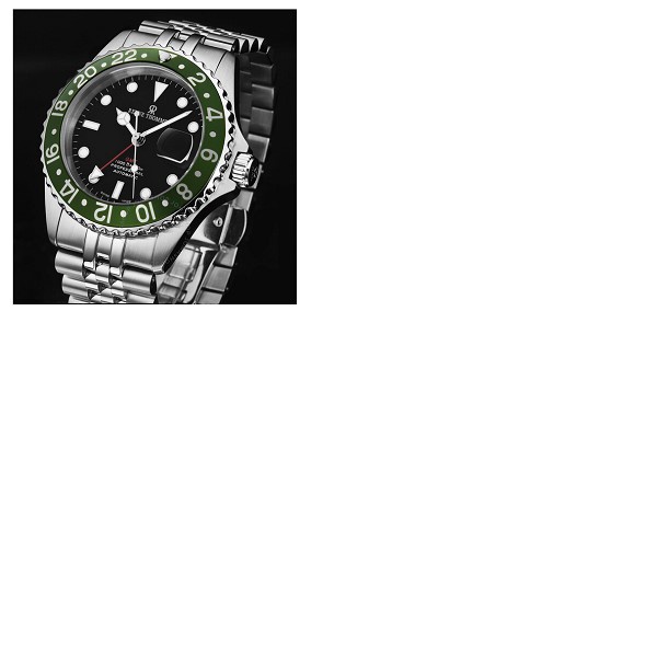  Revue Thommen Diver GMT Automatic Black Dial Mens Watch 17572.2234