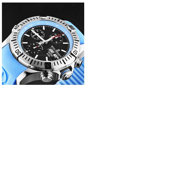  Revue Thommen Air speed Chronograph Black Dial Mens Watch 16071.6635